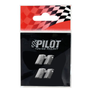 Lampa Αυτοκόλλητο Γράμμα Αυτοκινήτου 2.6cm σε Ασημί Χρώμα Κωδικός: L0710.2