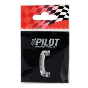 Lampa Αυτοκόλλητο Γράμμα Αυτοκινήτου 2.6 x 2.6cm σε Ασημί Χρώμα Κωδικός: L0710.7