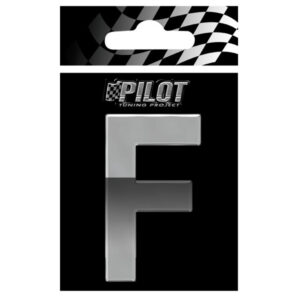 Lampa Αυτοκόλλητο Γράμμα Αυτοκινήτου 7cm σε Ασημί Χρώμα Κωδικός: L0711.5