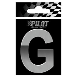 Lampa Αυτοκόλλητο Γράμμα Αυτοκινήτου 7cm σε Ασημί Χρώμα Κωδικός: L0711.6