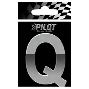 Lampa Αυτοκόλλητο Γράμμα Αυτοκινήτου 7cm σε Ασημί Χρώμα Κωδικός: L0712.6