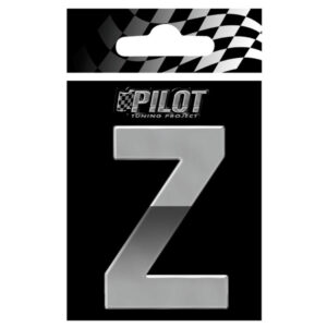 Lampa Αυτοκόλλητο Γράμμα Αυτοκινήτου 7cm σε Ασημί Χρώμα Κωδικός: L0713.5