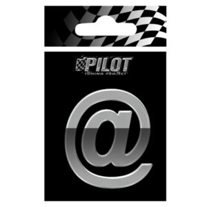 Lampa Αυτοκόλλητο Γράμμα Αυτοκινήτου 7cm σε Ασημί Χρώμα Κωδικός: L0714.7