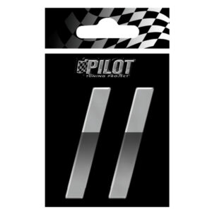 Lampa Αυτοκόλλητο Αυτοκινήτου "/" 7cm σε Ασημί Χρώμα Κωδικός: L0715.3