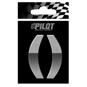 Lampa Αυτοκόλλητο Γράμμα Αυτοκινήτου 7cm σε Ασημί Χρώμα Κωδικός: L0715.4