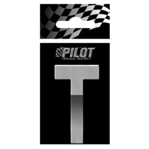 Lampa Αυτοκόλλητο Γράμμα Αυτοκινήτου 5.6 x 5.6cm σε Ασημί Χρώμα Κωδικός: L0717.9