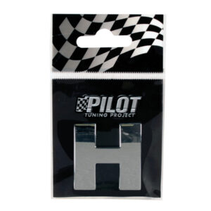 Lampa Αυτοκόλλητο Γράμμα Αυτοκινήτου "H" 2.8cm σε Ασημί Χρώμα Κωδικός: L0786.8