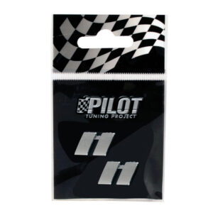 Lampa Αυτοκόλλητο Αυτοκινήτου "Εισαγωγικά" 2.8cm σε Ασημί Χρώμα Κωδικός: L0790.2