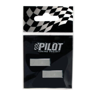 Lampa Αυτοκόλλητο Γράμμα Αυτοκινήτου "Παύλες" 2.8cm σε Ασημί Χρώμα Κωδικός: L0790.3