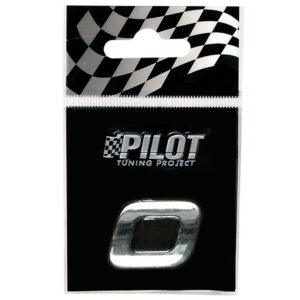 Lampa Αυτοκόλλητο Γράμμα Αυτοκινήτου "O" Type 1 1.8cm σε Ασημί Χρώμα Κωδικός: L0792.5