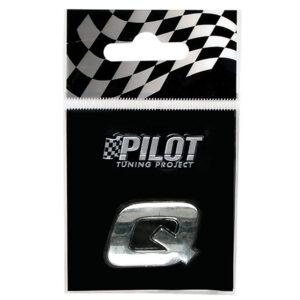 Lampa Αυτοκόλλητο Γράμμα Αυτοκινήτου 1.8cm σε Ασημί Χρώμα Κωδικός: L0792.7