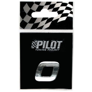 Lampa Αυτοκόλλητο Γράμμα Αυτοκινήτου "O" 1.8cm σε Ασημί Χρώμα Κωδικός: L0793.7