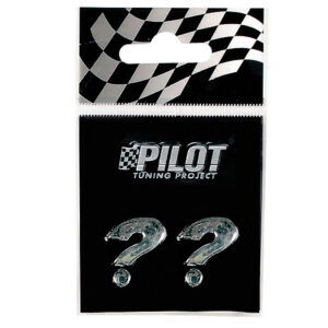 Lampa Αυτοκόλλητο Γράμμα Αυτοκινήτου 1.8cm σε Ασημί Χρώμα Κωδικός: L0794.9