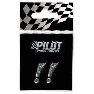 Lampa Αυτοκόλλητο Αυτοκινήτου "!!" Θαυμαστικά 1.8cm σε Ασημί Χρώμα Κωδικός: L0795.0