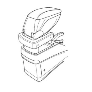 Lampa Βάση Στήριξης Τεμπέλη Αυτοκινήτου Συμβατή με Hyundai i30 σε Μαύρο Χρώμα Κωδικός: L5614.9