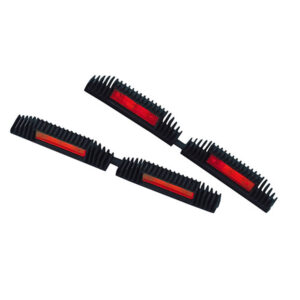 Lampa Mammut Προστατευτικά Αντικρουστικά για Πόρτες Αυτοκινήτου 20.5cm x 20.5cm 2τμχ Μαύρα Κωδικός: L2065.0