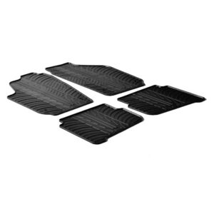 Lampa Σετ Μπροστινά και Πίσω Πατάκια 4τμχ Τύπου Σκαφάκι για Volkswagen Polo 2009 Μαύρα Κωδικός: L2431.1