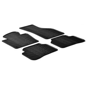 Lampa Σετ Μπροστινά και Πίσω Πατάκια 4τμχ Τύπου Σκαφάκι για Volkswagen Passat 2005-2010 Μαύρα Κωδικός: L2431.3