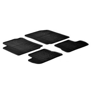 Lampa Σετ Μπροστινά και Πίσω Πατάκια 4τμχ Τύπου Σκαφάκι για Citroen C2 2010 Μαύρα Κωδικός: L2433.1