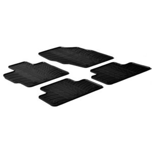 Lampa Σετ Μπροστινά και Πίσω Πατάκια 4τμχ Τύπου Σκαφάκι για Mazda CX-7 2013+ Μαύρα Κωδικός: L2436.6