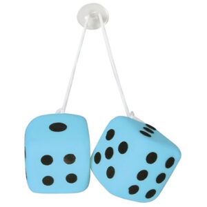 Lampa Lucky Vegas Διακοσμητικά Ζάρια Αυτοκινήτου Διακοσμητικά Ζάρια Γαλάζια 7x7cm σε Μπλε Χρώμα Κωδικός: L3765.4