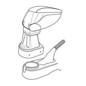 Lampa Βάση Στήριξης Τεμπέλη Αυτοκινήτου Συμβατή με Chevrolet Aveo σε Μαύρο Χρώμα Κωδικός: L5607.5