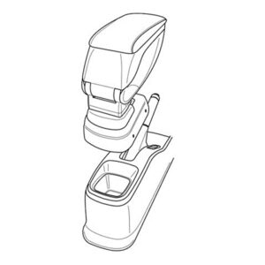 Lampa Βάση Στήριξης Τεμπέλη Αυτοκινήτου Συμβατή με Fiat Sedici Suzuki SX4 σε Μαύρο Χρώμα Κωδικός: L5608.1