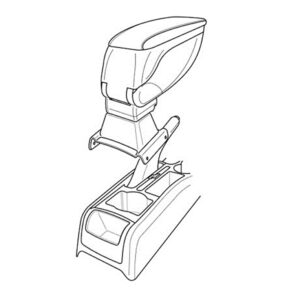 Lampa Βάση Στήριξης Τεμπέλη Αυτοκινήτου Συμβατή με Skoda Octavia σε Μαύρο Χρώμα Κωδικός: L5612.0