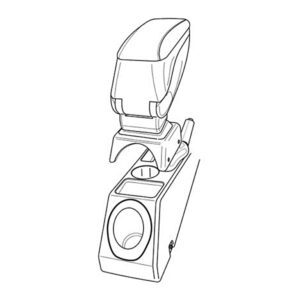 Lampa Βάση Στήριξης Τεμπέλη Αυτοκινήτου Συμβατή με Alfa Romeo Alfa 147 2001-2008 σε Μαύρο Χρώμα Κωδικός: L5612.1