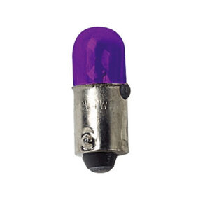 Lampa Λάμπες Αυτοκινήτου Micro Lamp Purple T4W 12V 4W 2τμχ