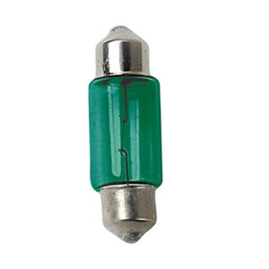 Lampa Λάμπες Αυτοκινήτου Festoon Lamp Green SV8.5-8 12V 10W 2τμχ