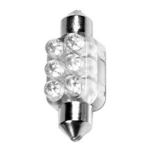 Lampa Λάμπα Αυτοκινήτου Festoon Lamp 6 Led White C5W LED 12V