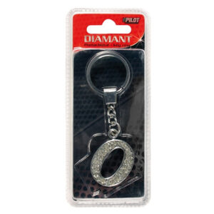 Lampa Μπρελόκ Πορτοφόλι Μεταλλικό Μονόγραμμα Ο