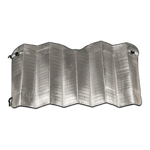 Lampa Ηλιοπροστασία Παρμπρίζ Αυτοκινήτου Εσωτερική με Βεντούζα Φιμέ Ασημί 145x72εκ. Κωδικός: L6683.8