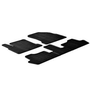 Lampa Σετ Μπροστινά και Πίσω Πατάκια 5τμχ Τύπου Σκαφάκι για Citroen C4 Picasso 2013 Μαύρα Κωδικός: L2433.6