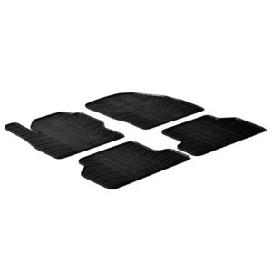 Lampa Σετ Μπροστινά και Πίσω Πατάκια 4τμχ Τύπου Σκαφάκι για Ford Focus Μαύρα Κωδικός: L2440.6