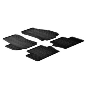 Lampa Σετ Μπροστινά και Πίσω Πατάκια 4τμχ Τύπου Σκαφάκι για Opel Zafira 2015 Μαύρα Κωδικός: L2432.5