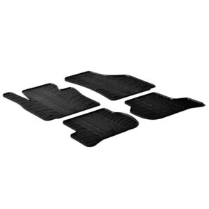 Lampa Σετ Μπροστινά και Πίσω Πατάκια 4τμχ Τύπου Σκαφάκι για Seat Leon Μαύρα Κωδικός: L2445.1