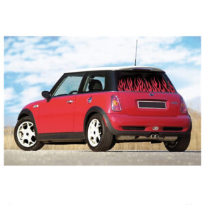 Lampa Αυτοκόλλητο Φλόγες 163 x 51cm για Παρμπρίζ Αυτοκινήτου σε Κόκκινο Χρώμα Κωδικός: L7505.2