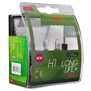 M-Tech Λάμπες Αυτοκινήτου Powertec Long Life H1 Αλογόνου 24V 70W 2τμχ