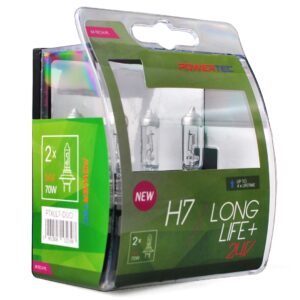 M-Tech Λάμπες Powertec Long Life H7 Αλογόνου 24V 70W 2τμχ