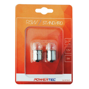 M-Tech Λάμπες Αυτοκινήτου & Μοτοσυκλέτας Powertec Standard R5W 12V 5W 2τμχ
