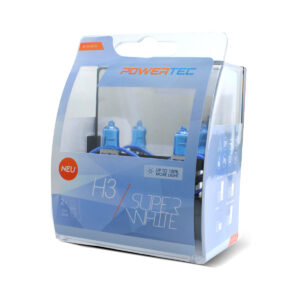 M-Tech Λάμπες Αυτοκινήτου & Μοτοσυκλέτας Powertec Superwhite H3 Αλογόνου 4000K 12V 55W 2τμχ