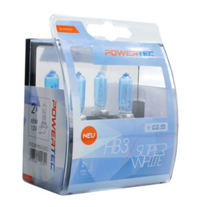 M-Tech Λάμπες Αυτοκινήτου & Μοτοσυκλέτας Powertec Super White HB3-9005 Αλογόνου 4000K 12V 65W 2τμχ