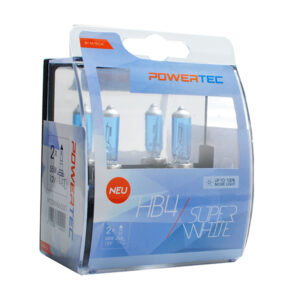 M-Tech Λάμπες Αυτοκινήτου & Μοτοσυκλέτας Powertec Super White HB4-9006 Αλογόνου 3450K 12V 55W 2τμχ