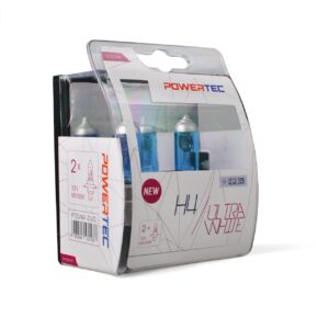 M-Tech Λάμπες Αυτοκινήτου & Μοτοσυκλέτας Powertec Ultra White H4 Αλογόνου 4700K 12V 60W 2τμχ