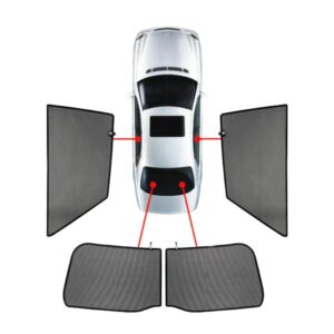 CarShades Κουρτινάκια Αυτοκινήτου για Toyota Corolla 2018 Φιμέ Μαύρο Πεντάπορτο (5D) 4τμχ Κωδικός: TOY-CORO-5-D