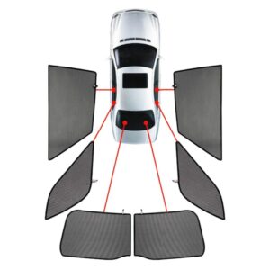 CarShades Πλαϊνά Σκίαστρα Αυτοκινήτου για Subaru Forester Πεντάπορτο (5D) 6τμχ Κωδικός: SUB-FORS-5-A