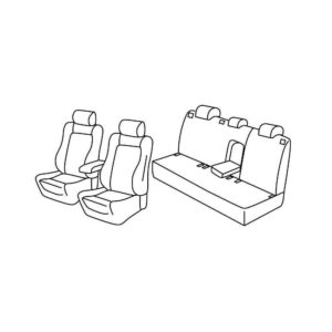 Lampa-καλύμματα Καθισμάτων Superior Volkswagen Golf Mk6 11 2008-10 2012 3/5πορτο Hatchback-1 Σετ Lqf37057f L.qf37057f