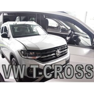 Heko Σετ Ανεμοθραύστες Αυτοκινήτου Μπροστινοί και Πίσω Σκούρο Φιμέ για Volkswagen T-Cross 4τμχ Κωδικός: 31016